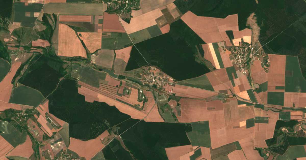 Satellitenkarte von Trǎnica