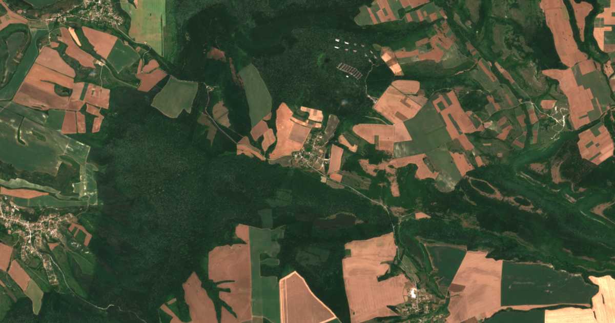 Satellitenkarte von Kostena reka