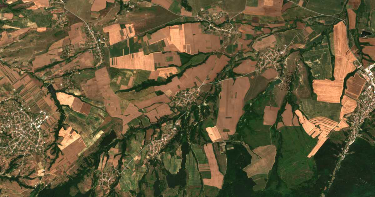 Satellitenkarte von Božurovo