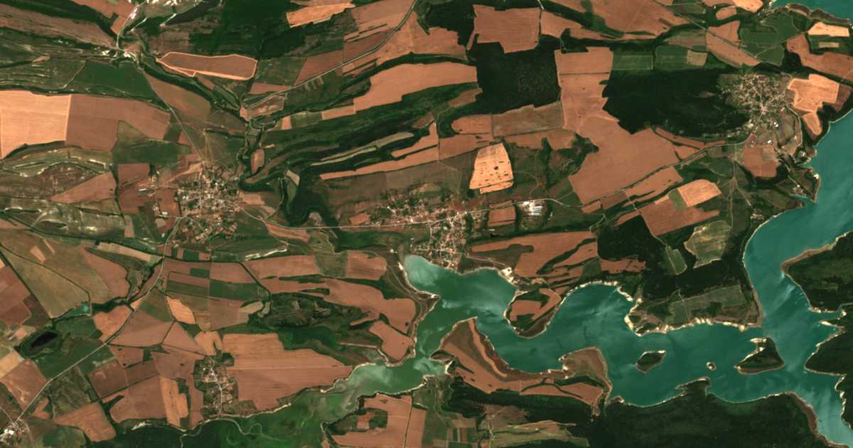 Satellitenkarte von Lovec