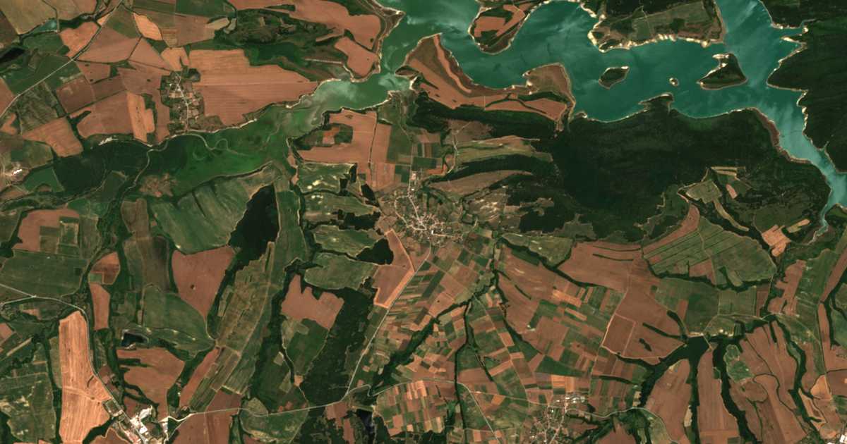 Satellitenkarte von Malomir