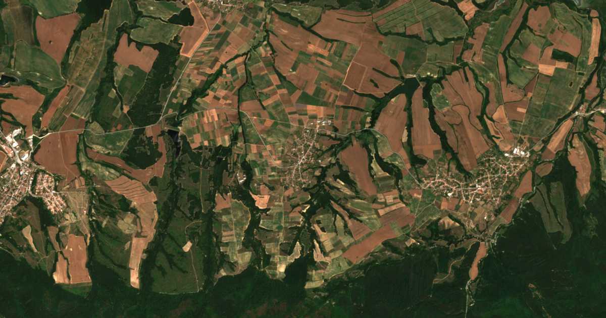 Satellitenkarte von Nova bjala Reka