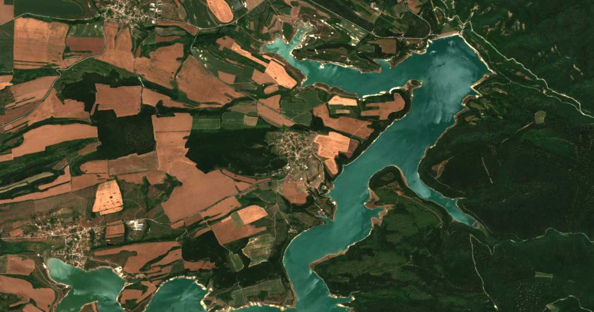 Satellitenkarte von Sušina
