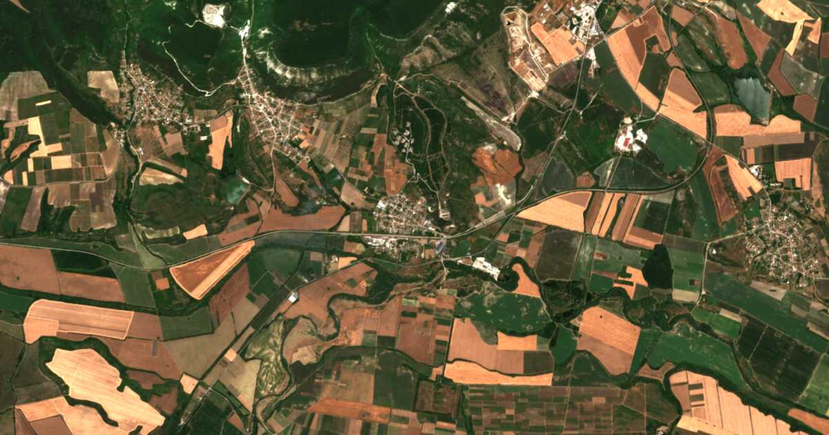 Satellitenkarte von Han Krum