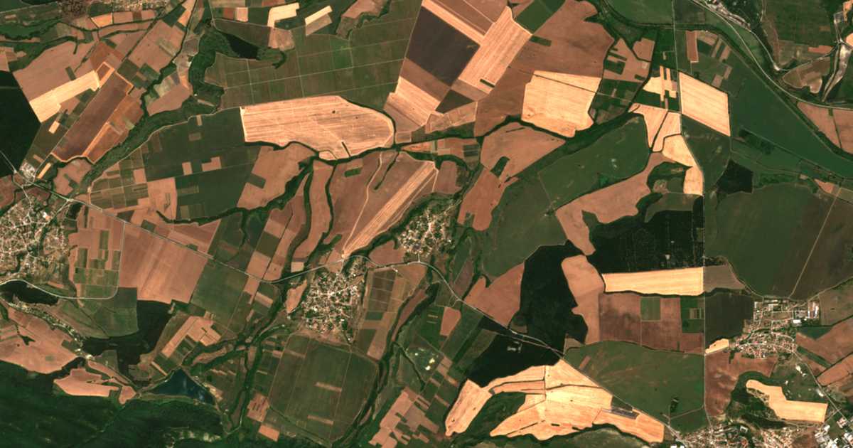 Satellitenkarte von Mostič