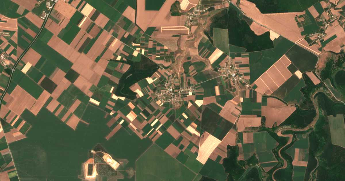 Satellitenkarte von Kolobǎr