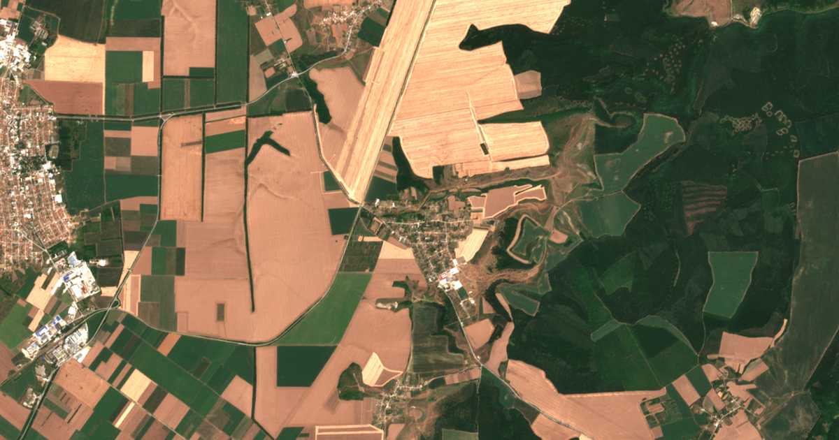 Satellitenkarte von Mežden