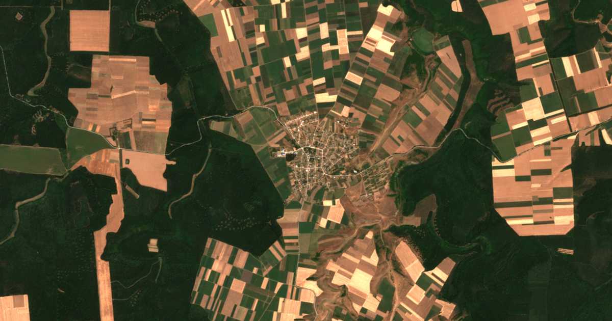 Satellitenkarte von Pravda