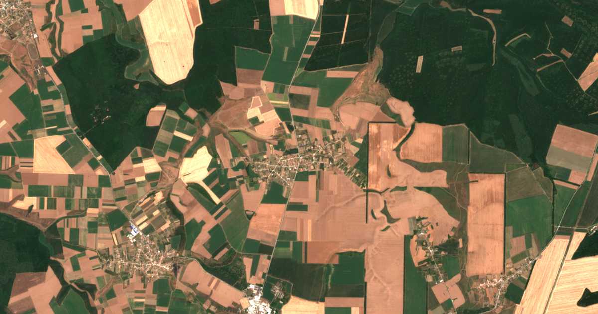 Satellitenkarte von Vodno