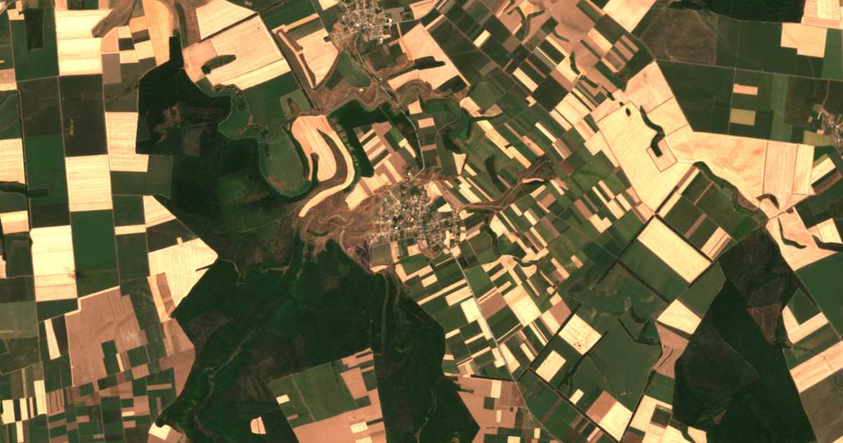 Satellitenkarte von Zlatoklas