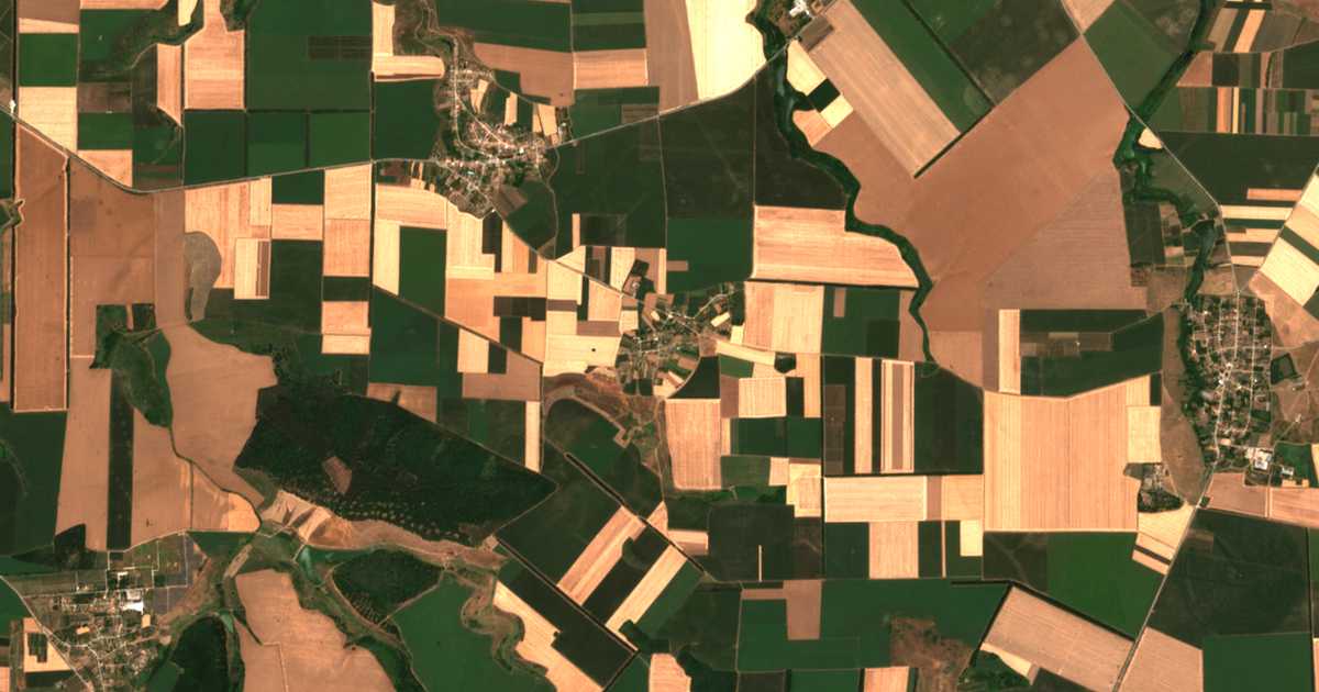 Satellitenkarte von Kosara
