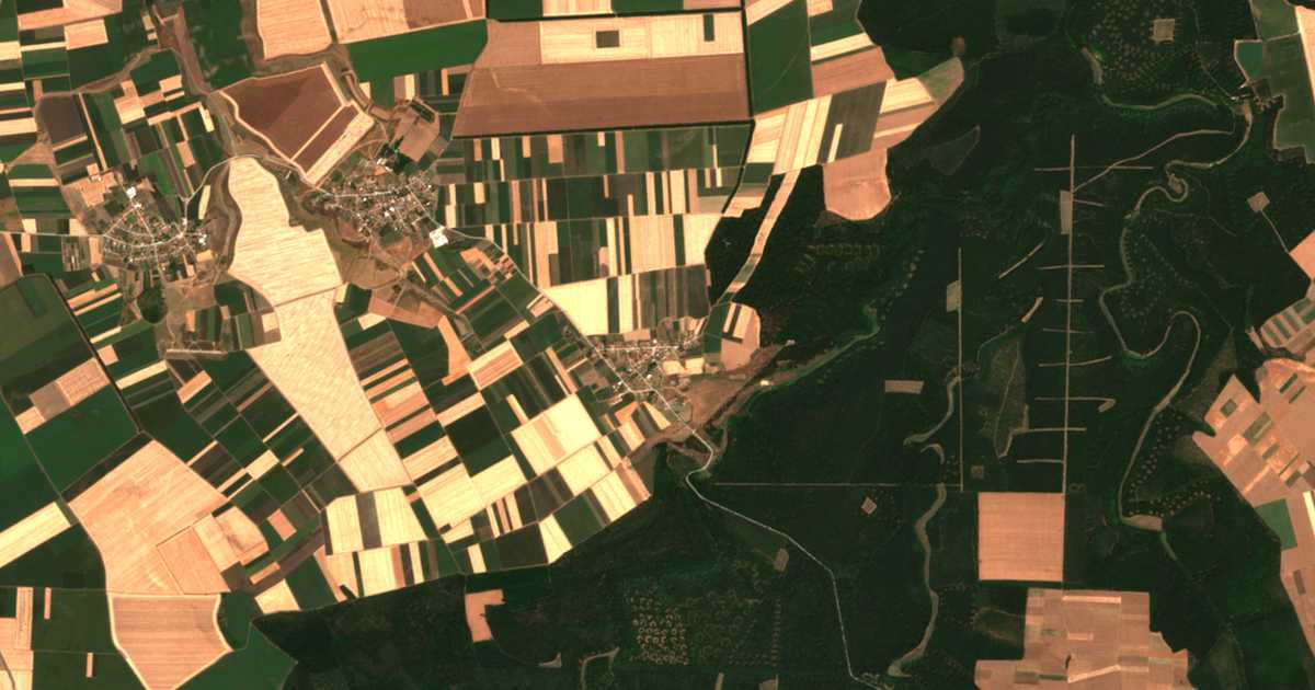 Satellitenkarte von Padina