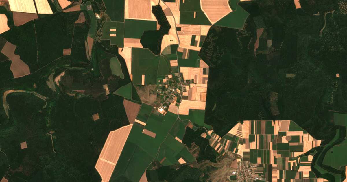 Satellitenkarte von Podles