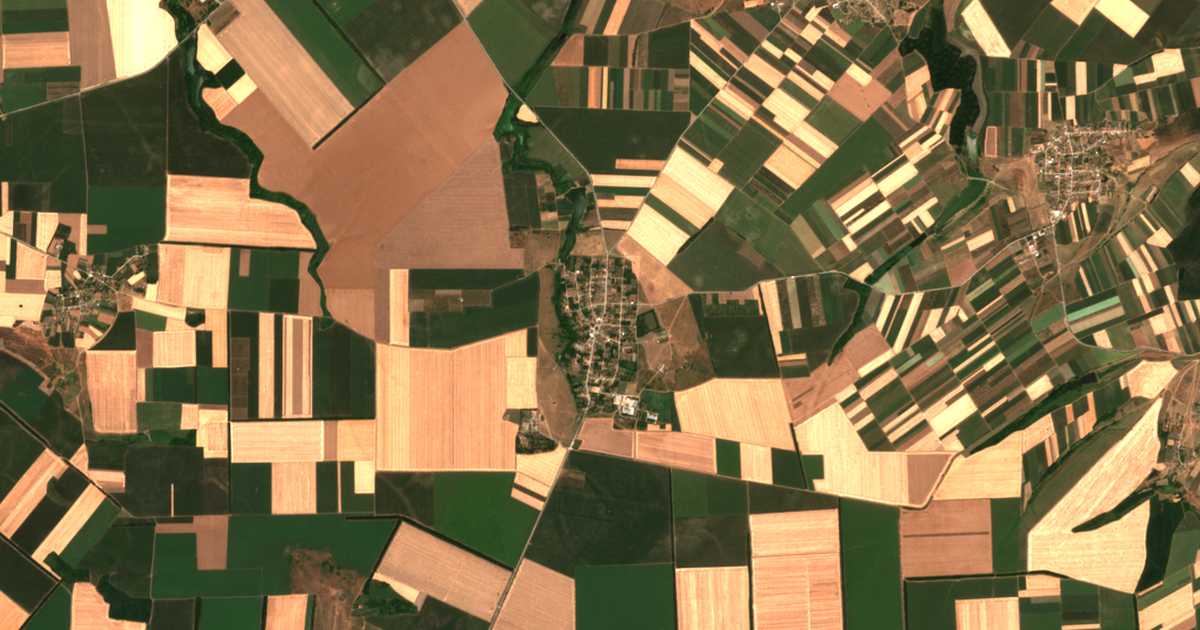 Satellitenkarte von Sokol