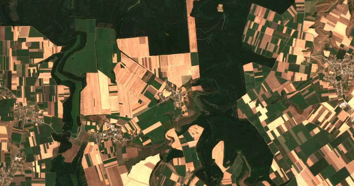 Satellitenkarte von Zarica
