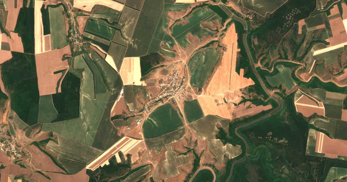 Satellitenkarte von Goleš