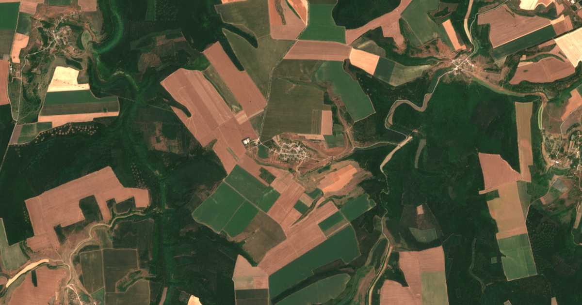 Satellitenkarte von Posev