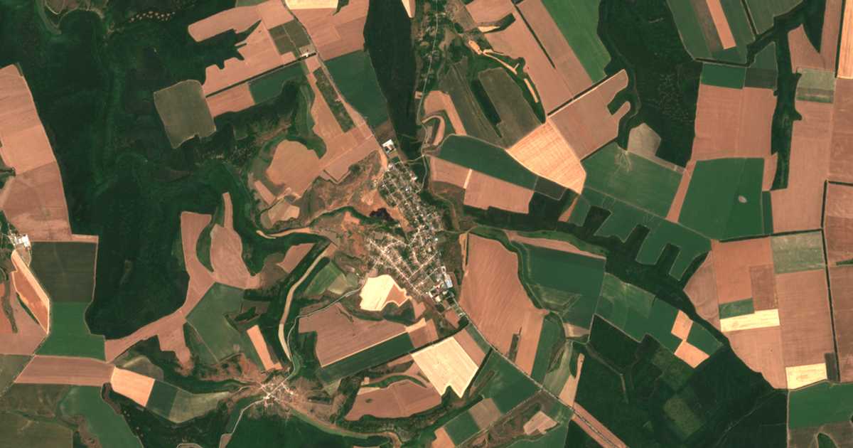 Satellitenkarte von Središte
