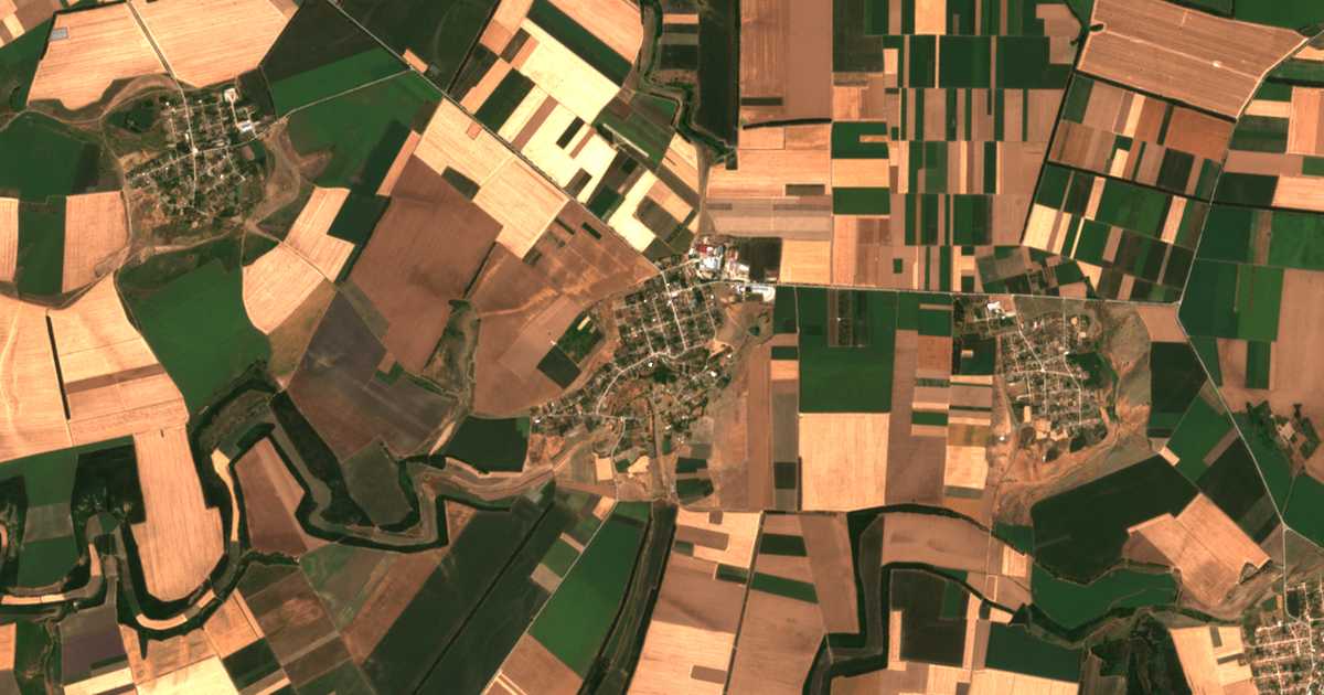 Satellitenkarte von Belica