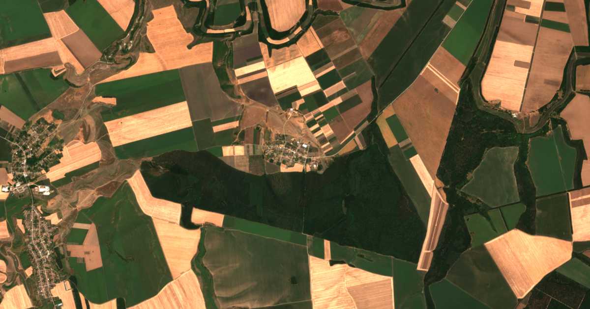 Satellitenkarte von Brenica