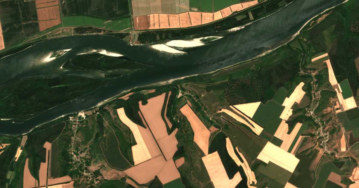 Satellitenkarte von Dunavec