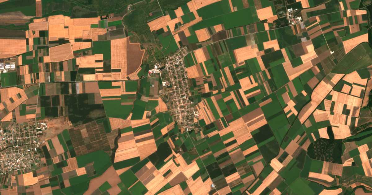 Satellitenkarte von Nova Černa