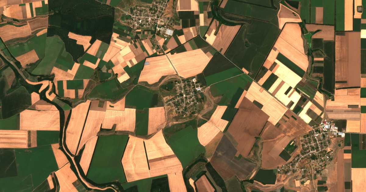 Satellitenkarte von Varnenci