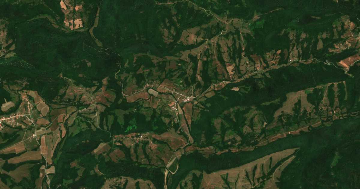 Satellitenkarte von Borinci