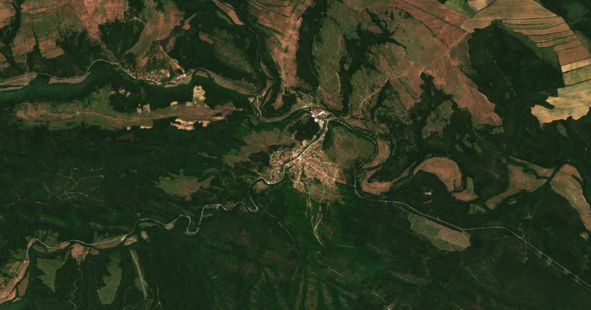 Satellitenkarte von Gradec