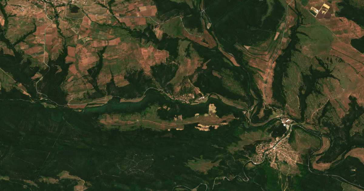 Satellitenkarte von Katunište