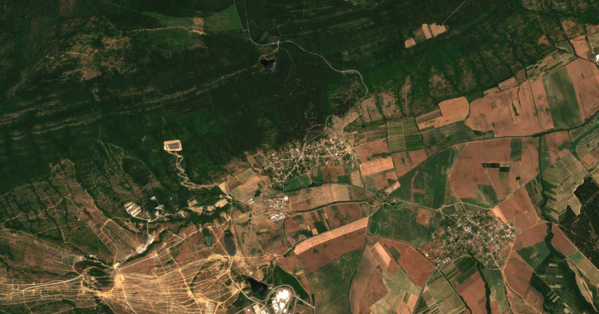 Satellitenkarte von Mokren