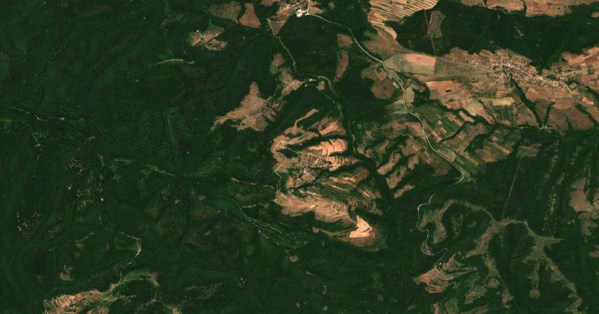 Satellitenkarte von Ostra Mogila
