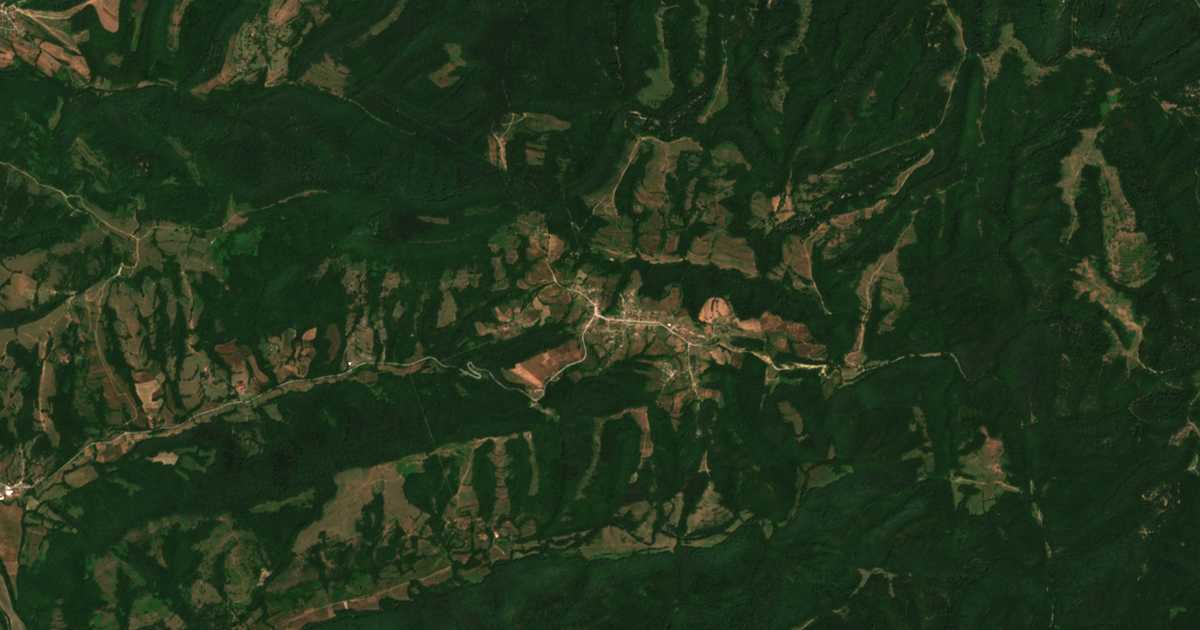 Satellitenkarte von Strelci