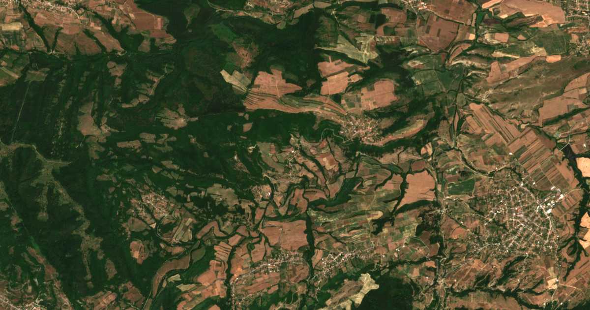 Satellitenkarte von Topuzevo