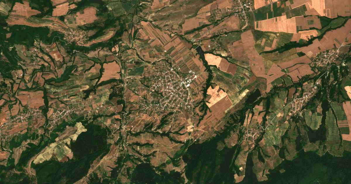 Satellitenkarte von Jablanovo