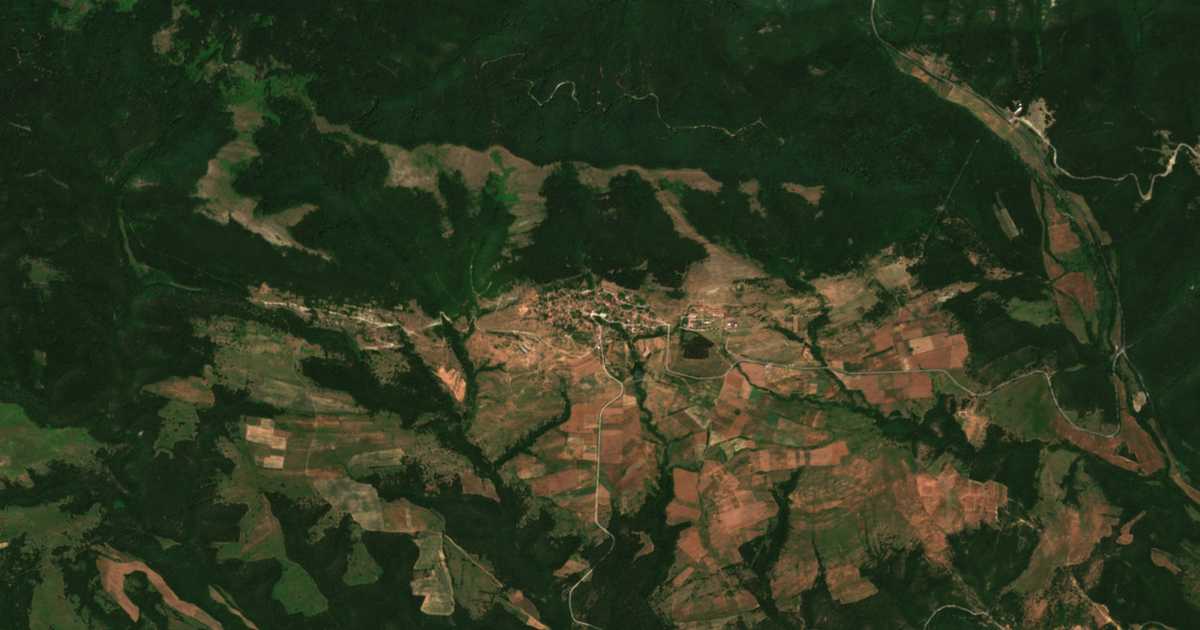 Satellitenkarte von Scherawna
