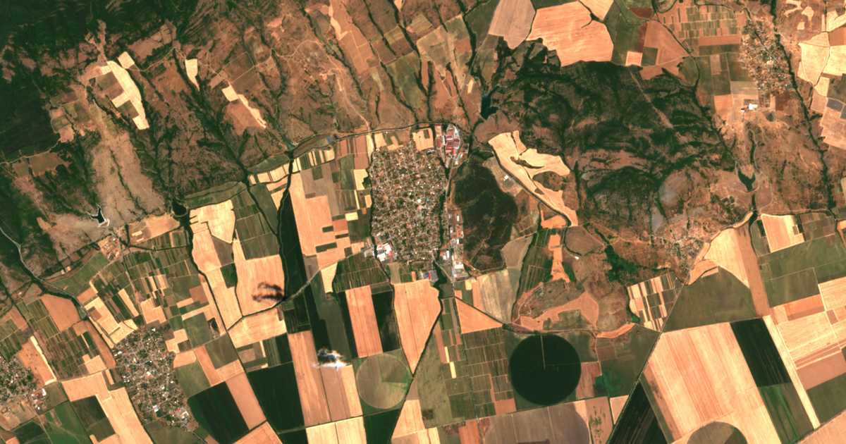 Satellitenkarte von Korten