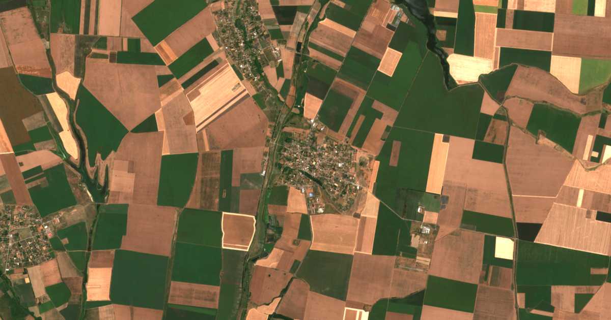 Satellitenkarte von Ljubenova mahala