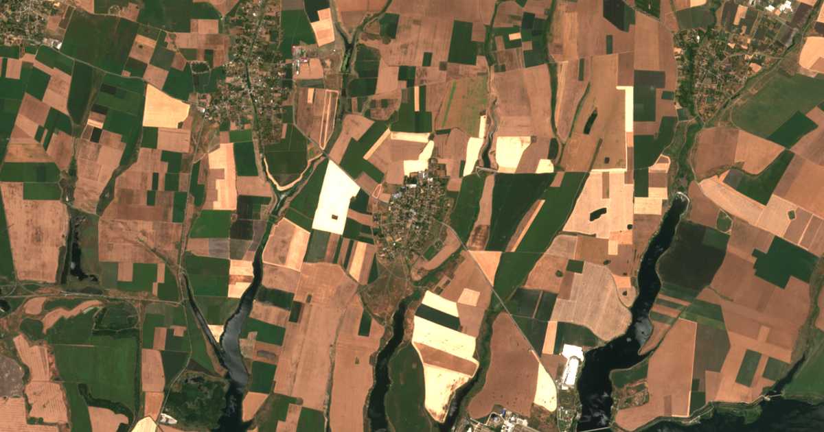 Satellitenkarte von Radecki