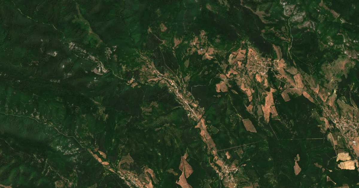 Satellitenkarte von Bjala Palanka