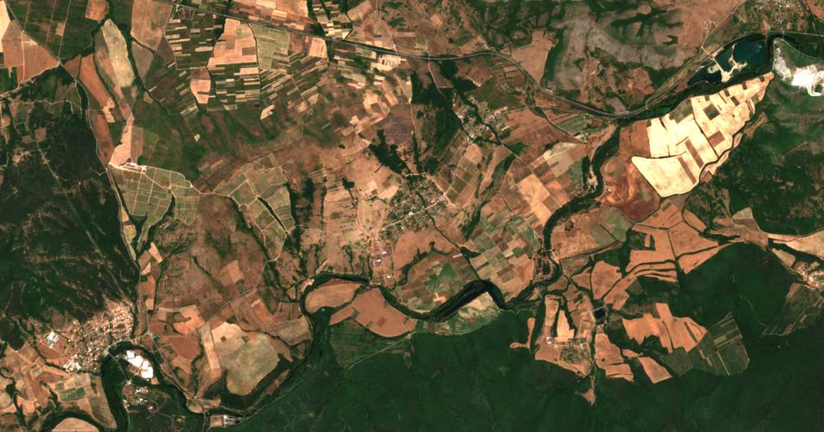 Satellitenkarte von Červenakovo