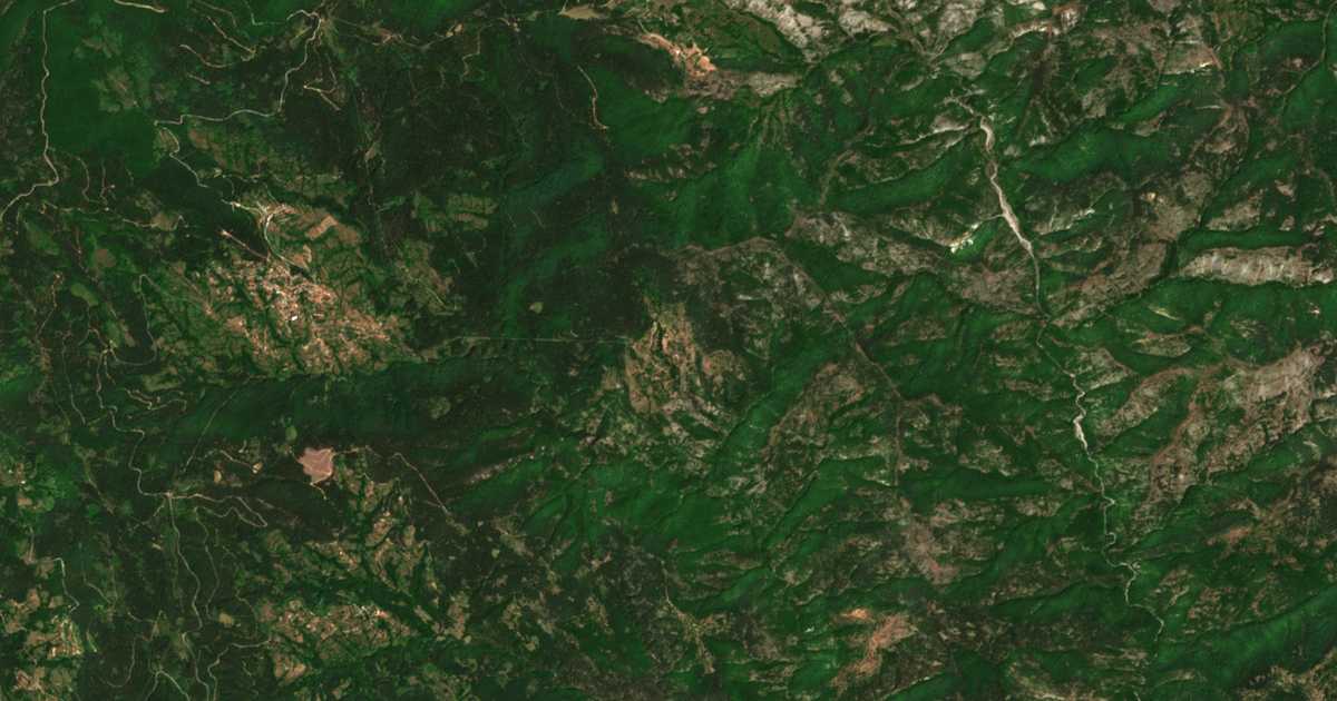 Satellitenkarte von Dve topoli