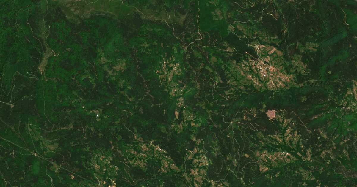 Satellitenkarte von Glogino