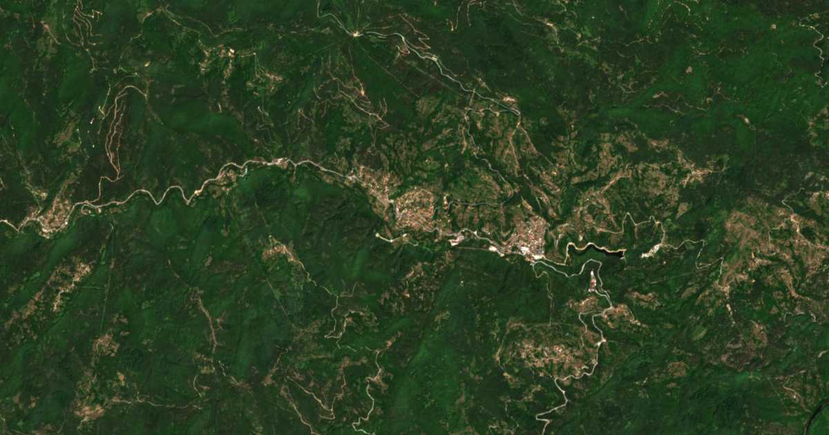 Satellitenkarte von Orjahovec