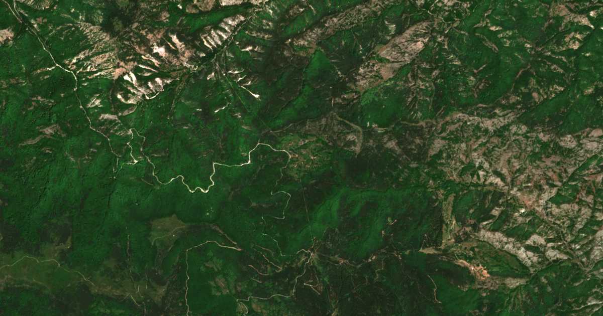 Satellitenkarte von Planinsko