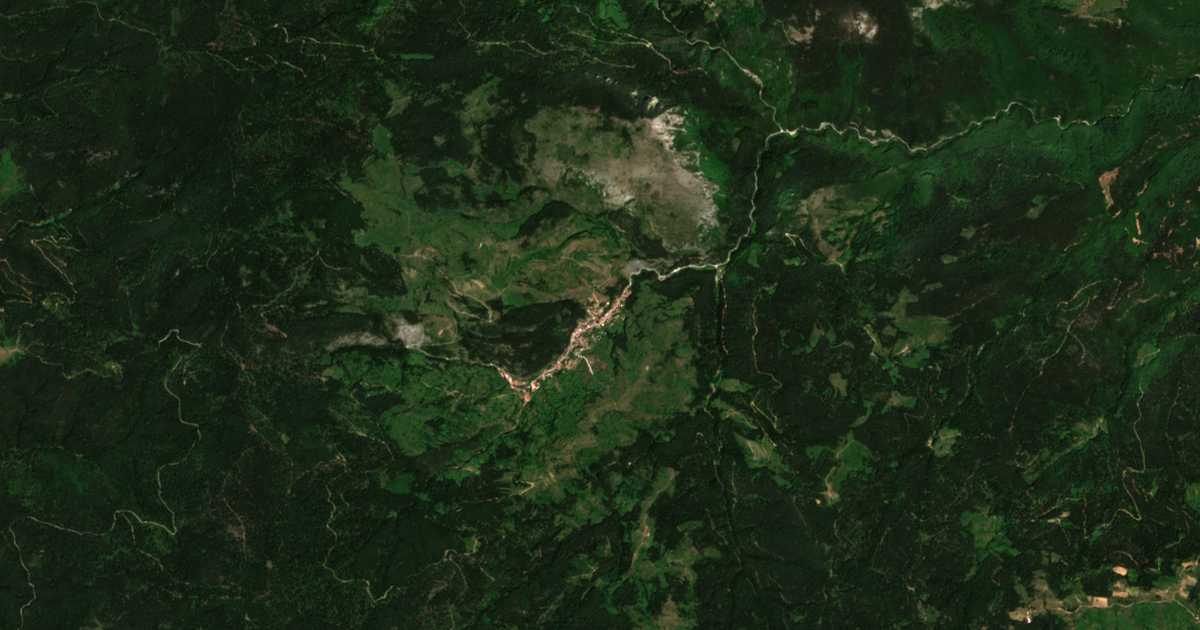 Satellitenkarte von Zabǎrdo