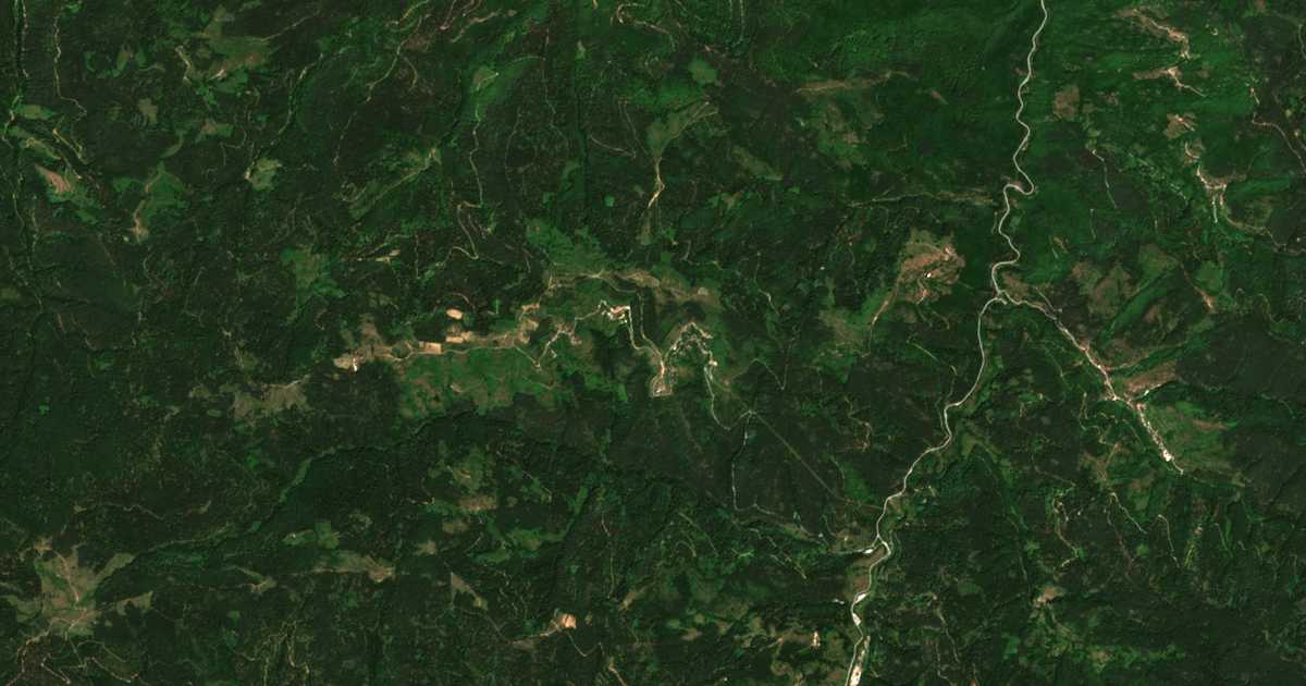 Satellitenkarte von Zornica