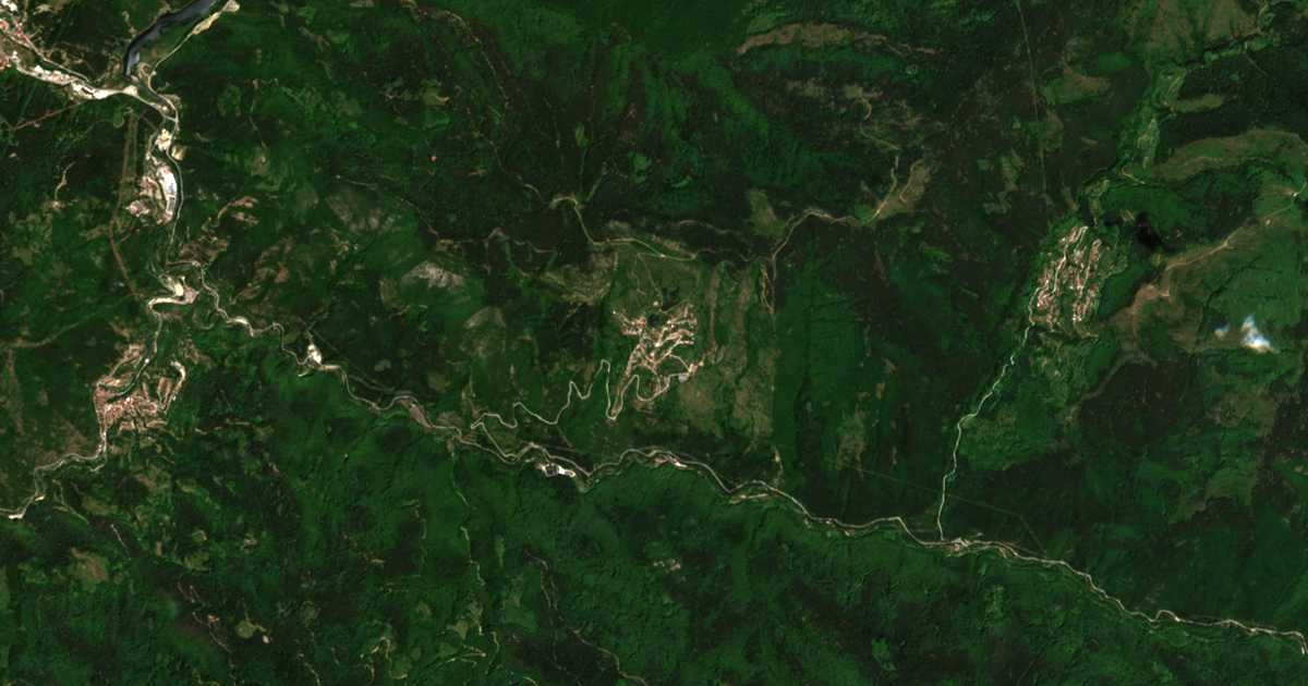 Satellitenkarte von Beden