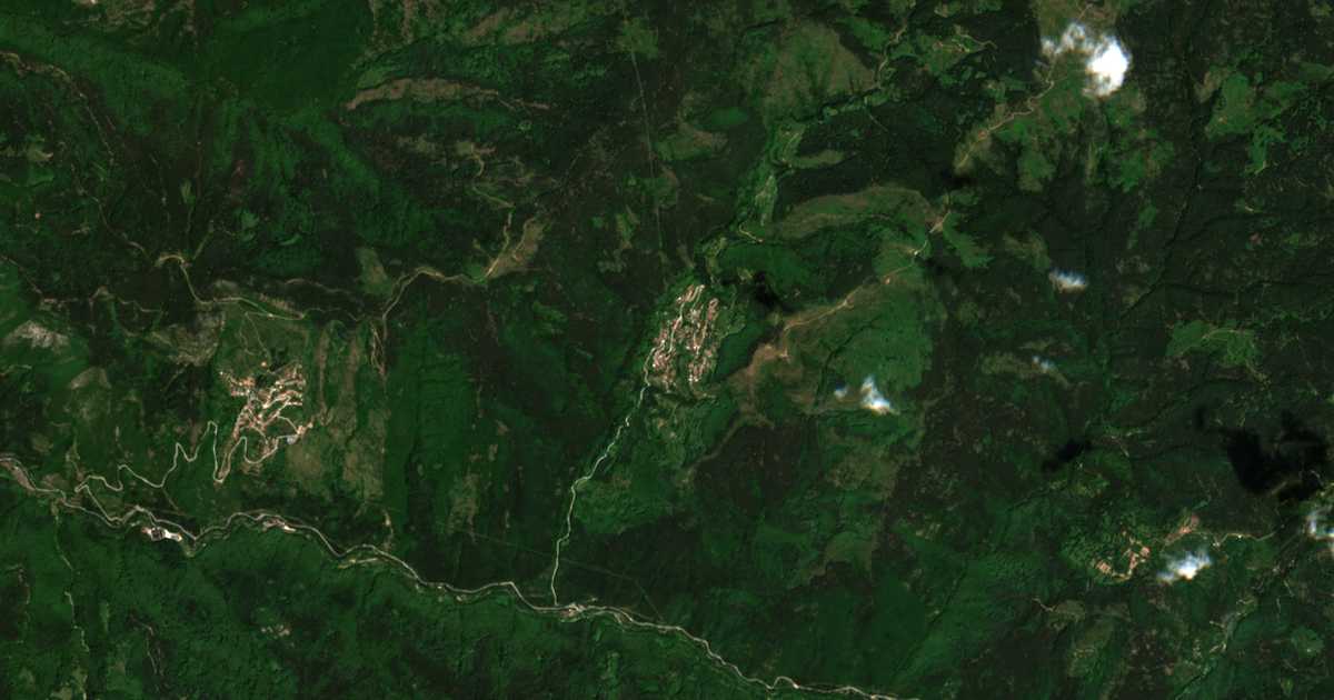 Satellitenkarte von Breze
