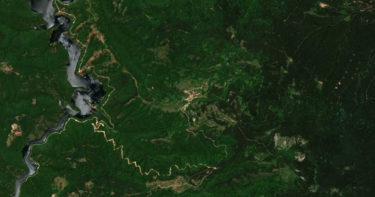 Satellitenkarte von Osikovo